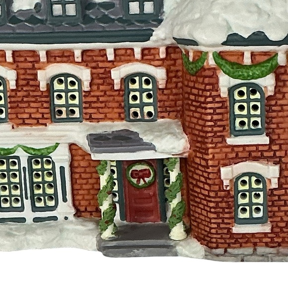 Vintage The Old Granville Place House Light Up Porcelain Village Limited Edition - Picture 7 of 16